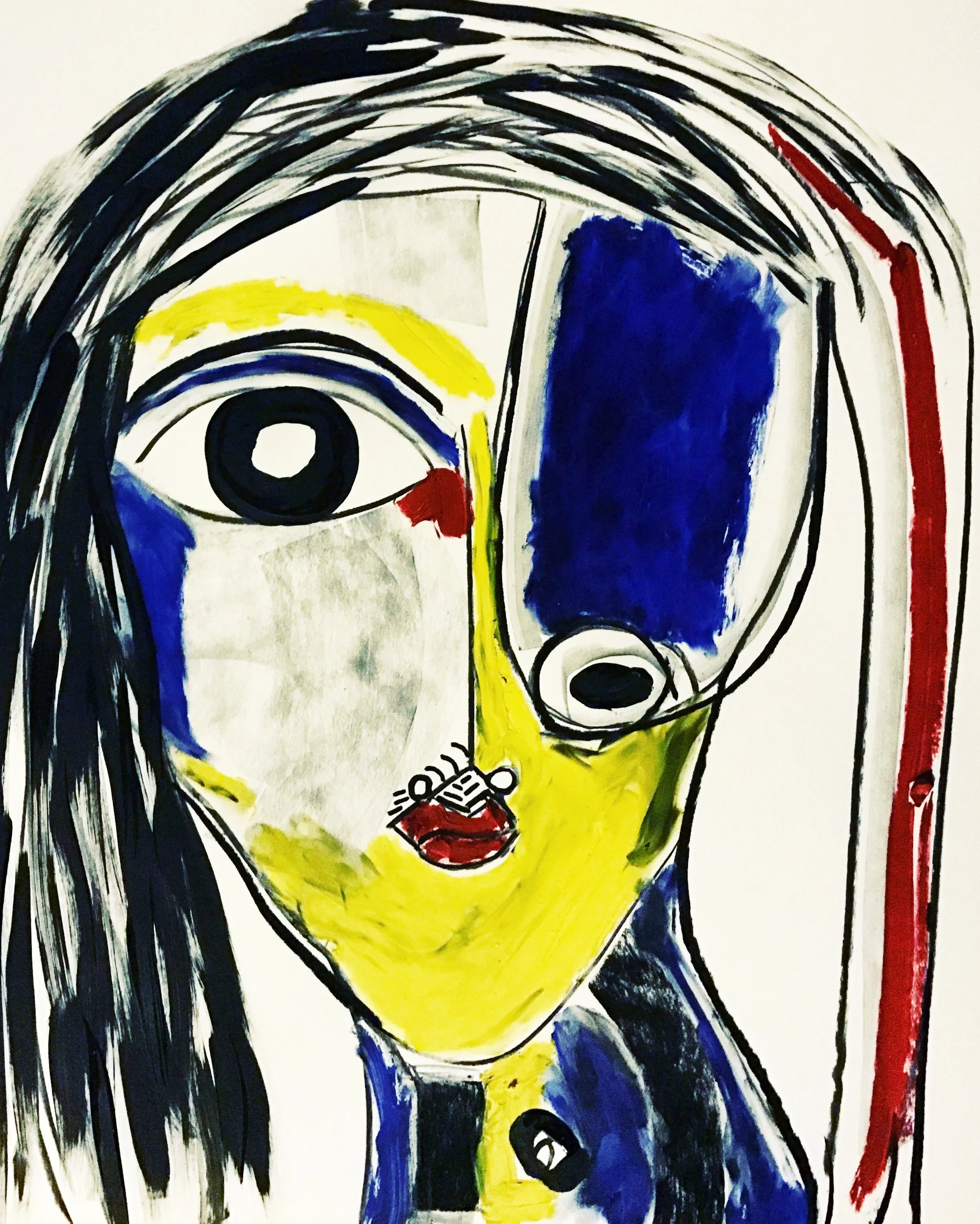 Amarillo, Azul y Rojo #8