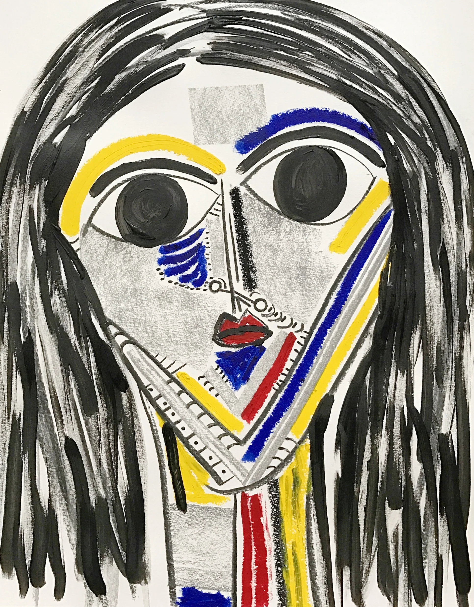 Amarillo, Azul y Rojo #10