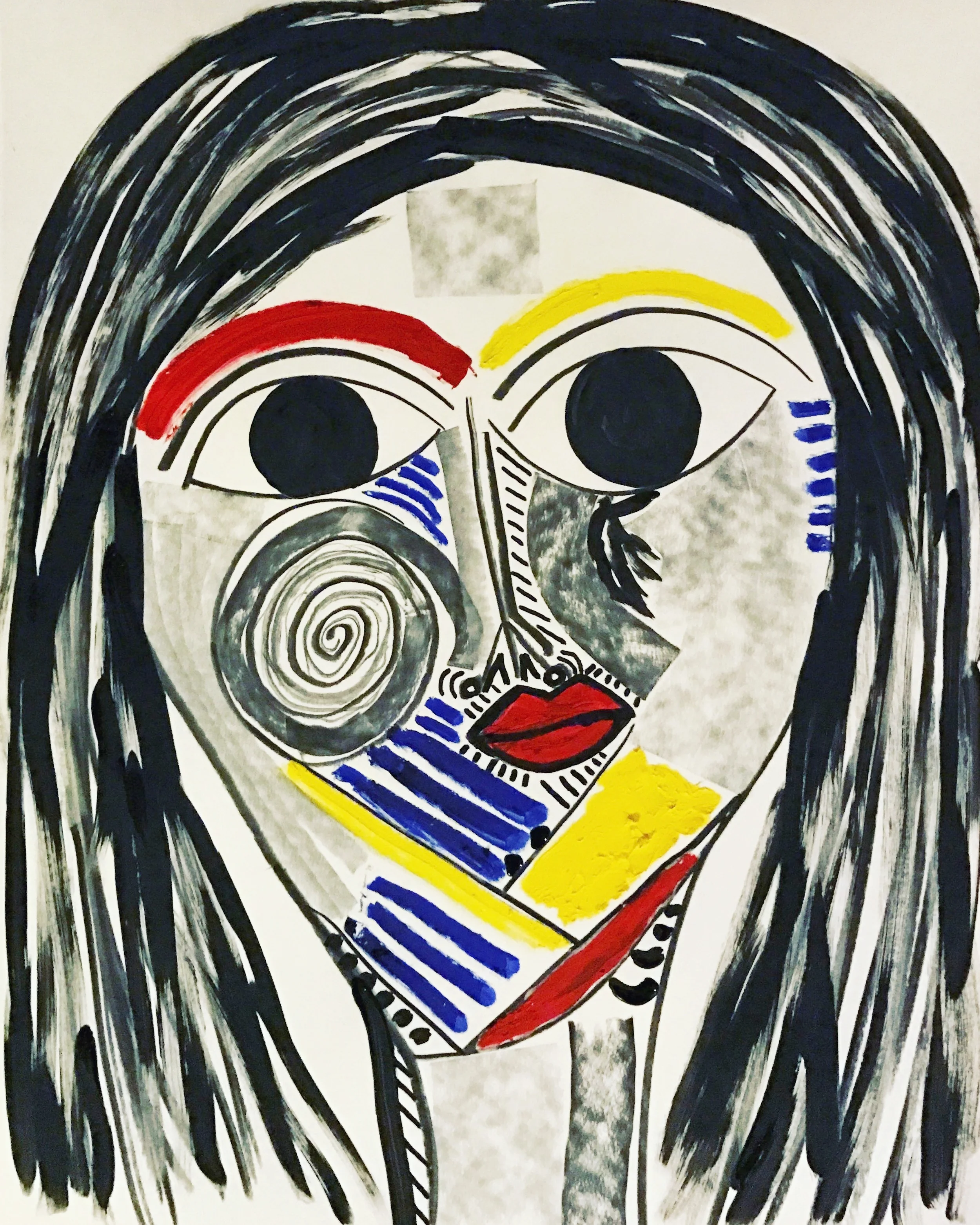 Amarillo, Azul y Rojo #12