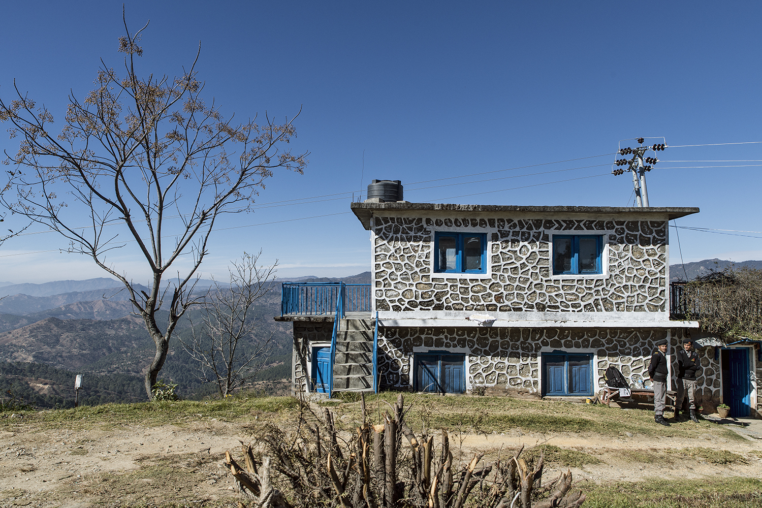 One of the several buildings at the RVWRMP-site in Dadeldhura. 