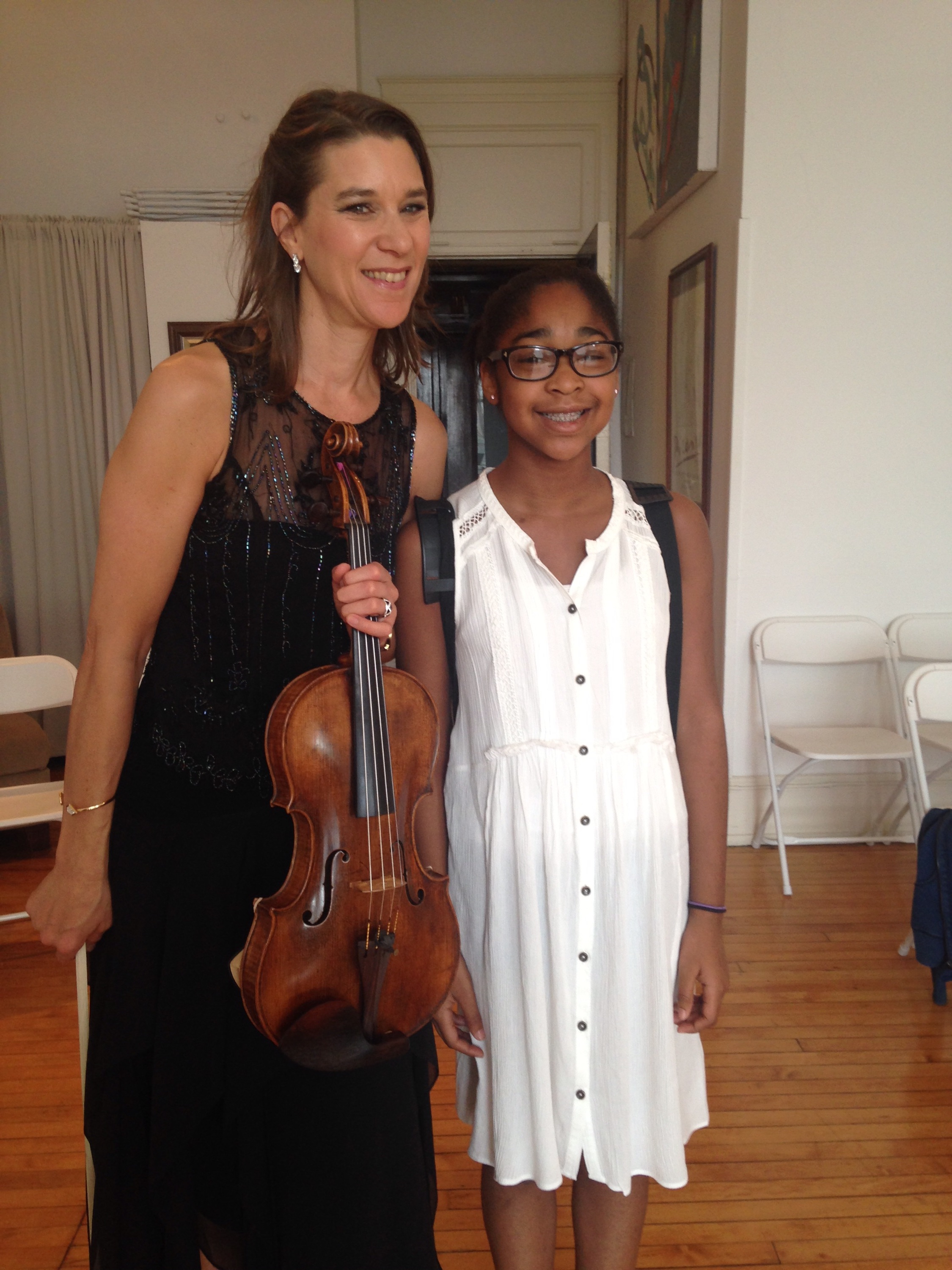 Nora Williams with Claire Stroger