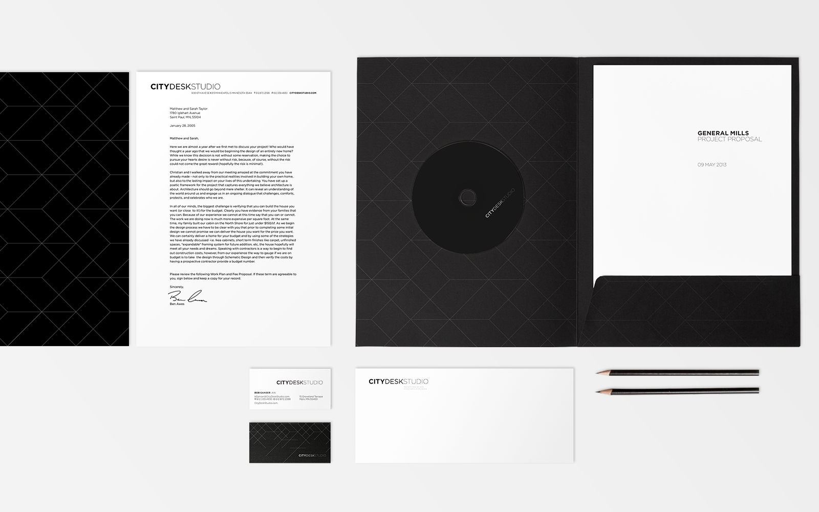 CityDeskStudio stationary package