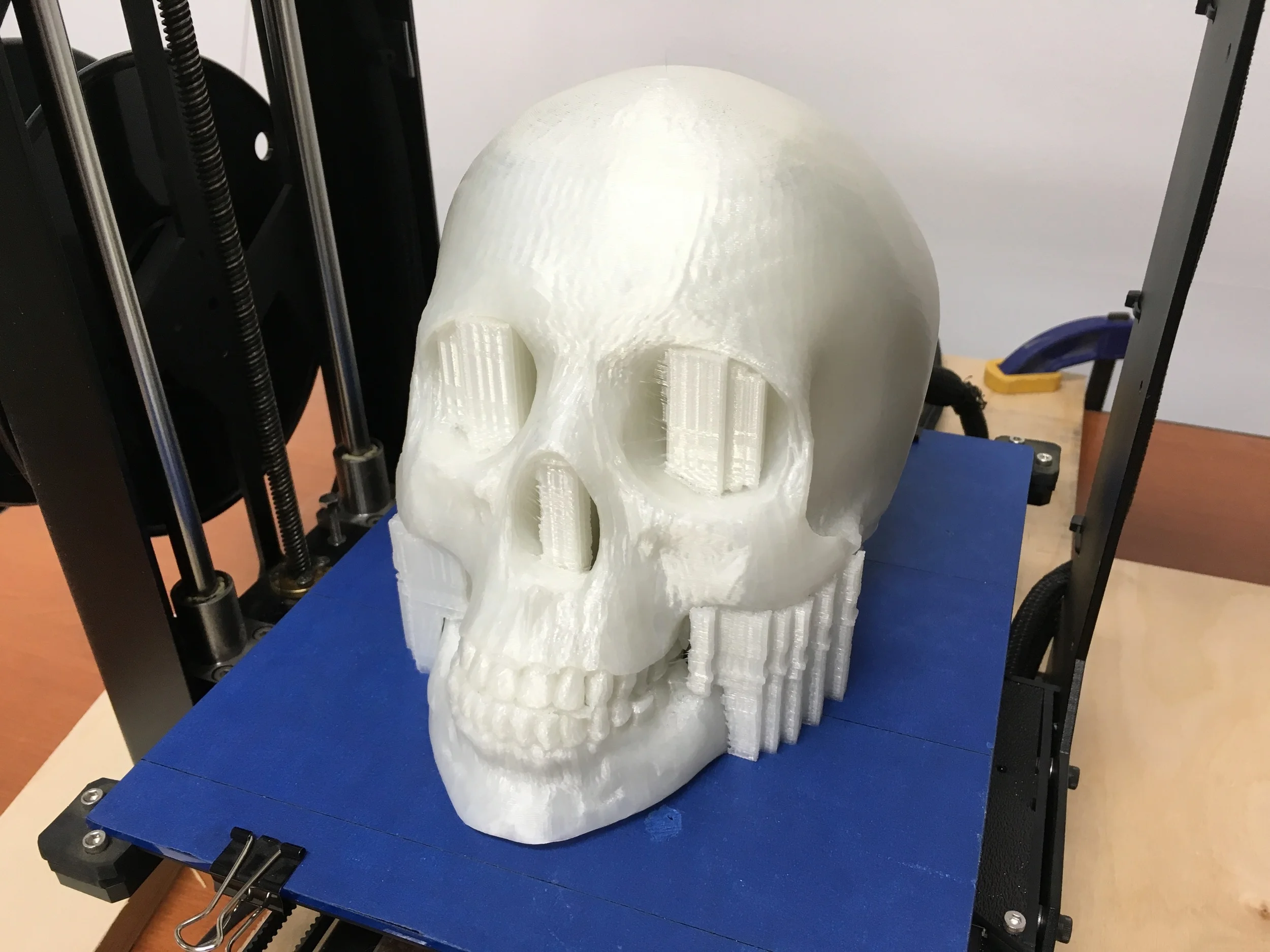 Finished, ready to remove from the machine