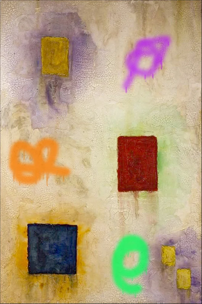 The Life and Death of Color 32016Oil, watercolor, acrylic, marble dust, plaster and lacquer on canvas48 x 72 inches