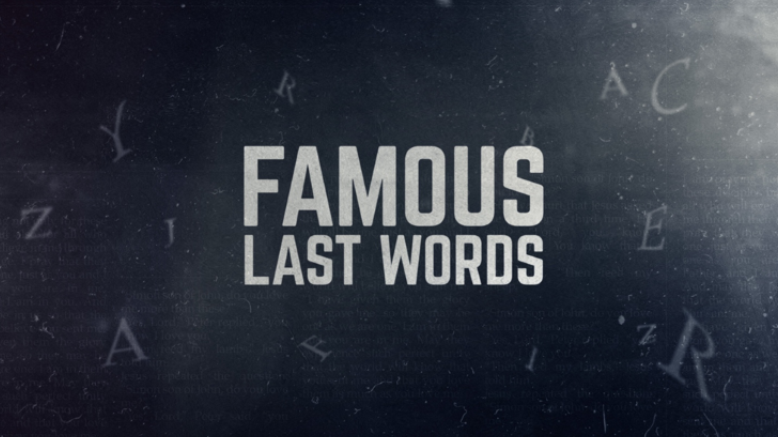Famous Last Words - Anona Nights