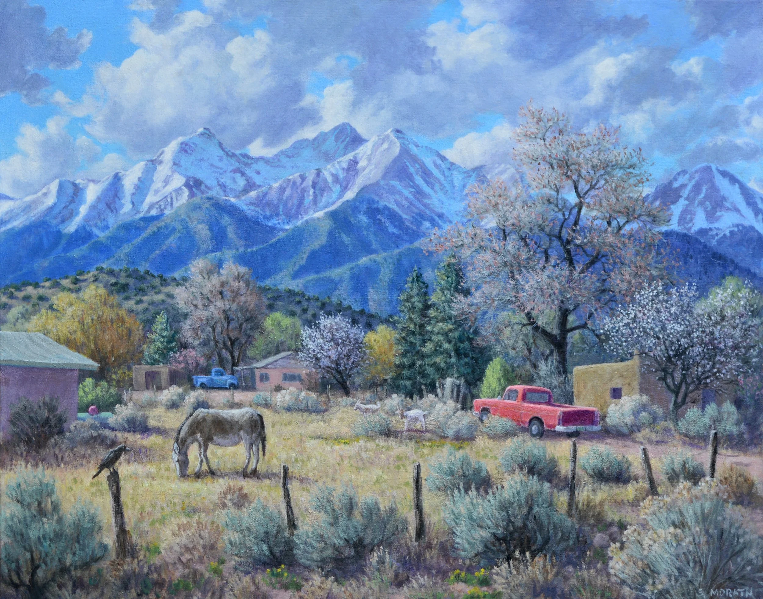 April and the Sierra  32' x 40"  2016-2026