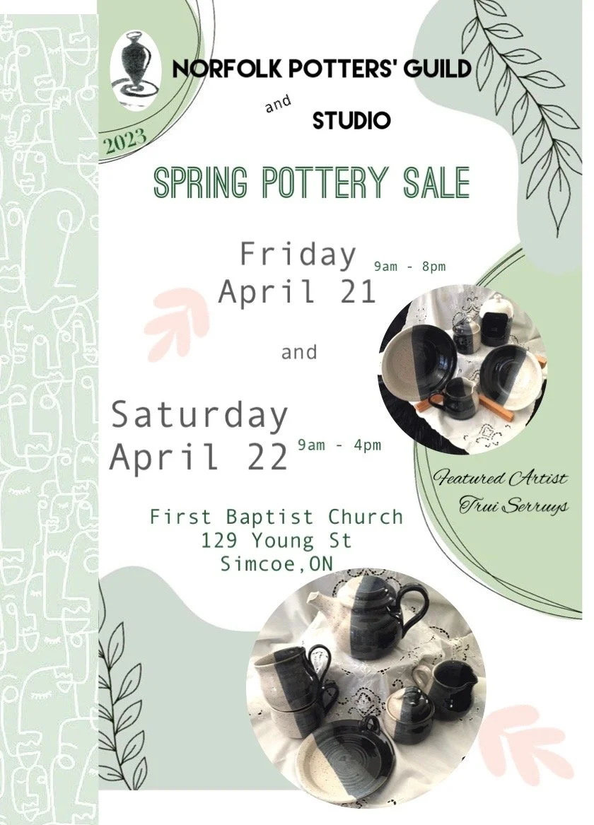 Spring Sale 2023 — Norfolk Potters Guild & Studio