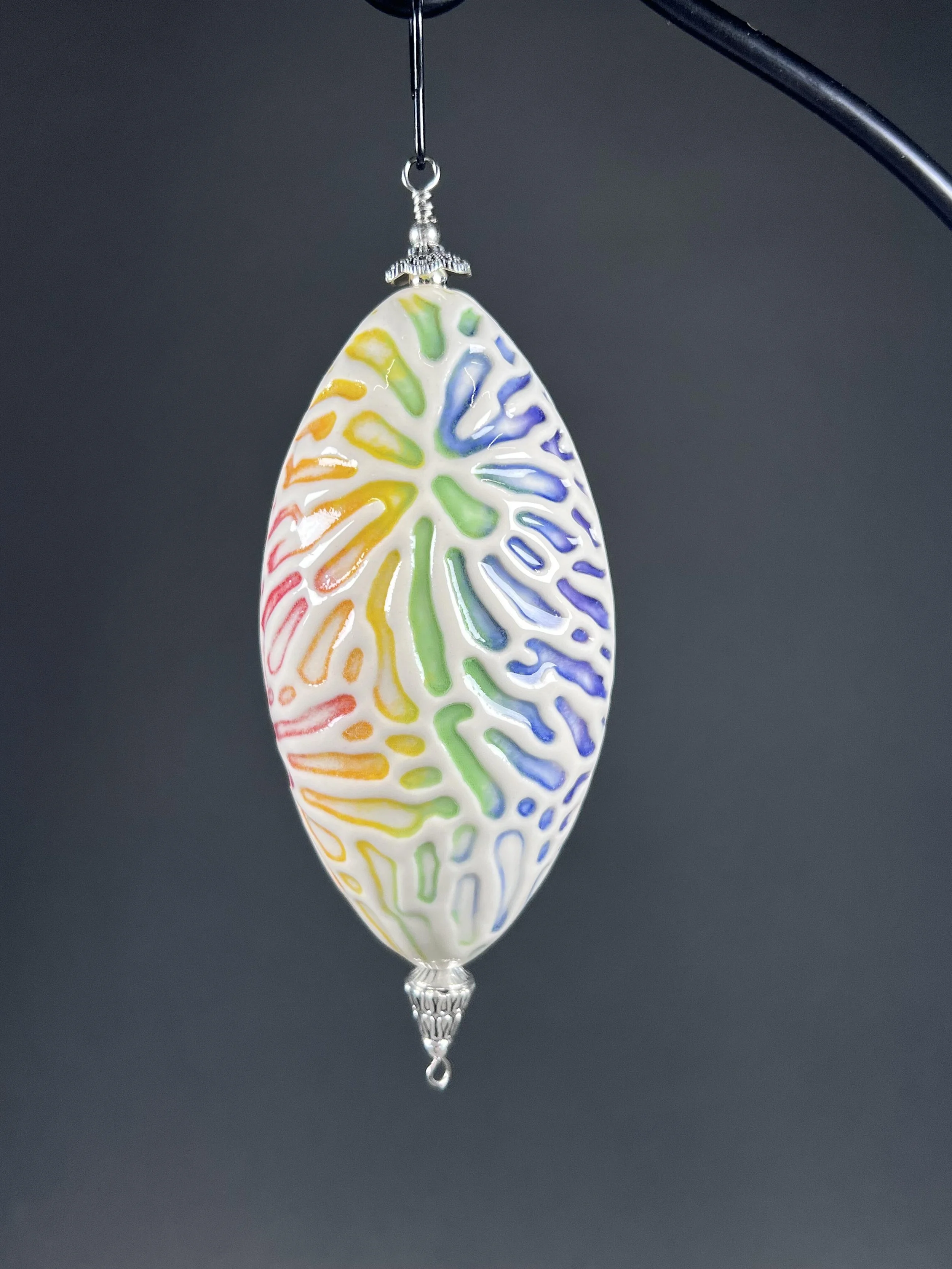 Rainbow Coral Ornament