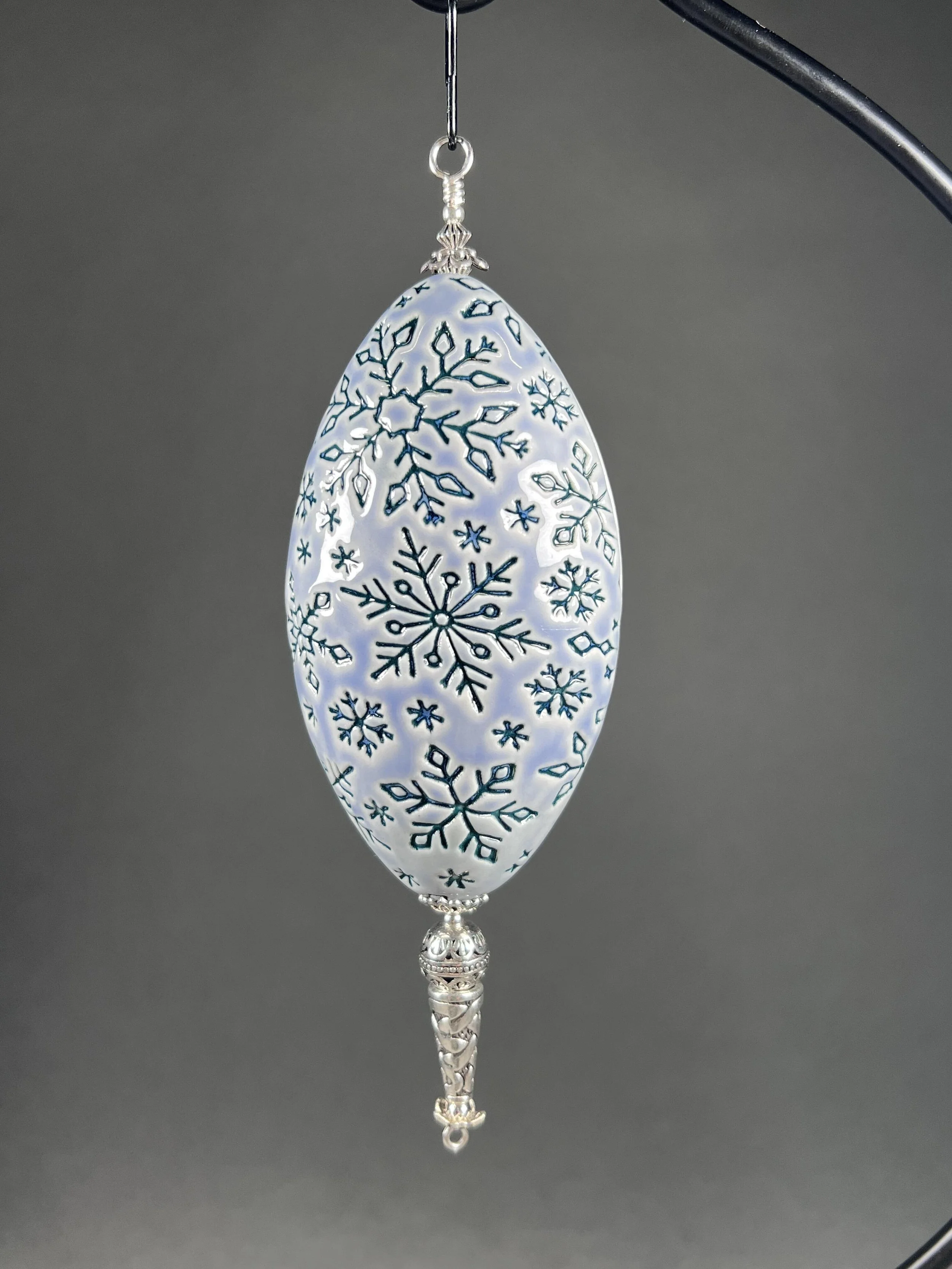 Blue Snowflake Ornament