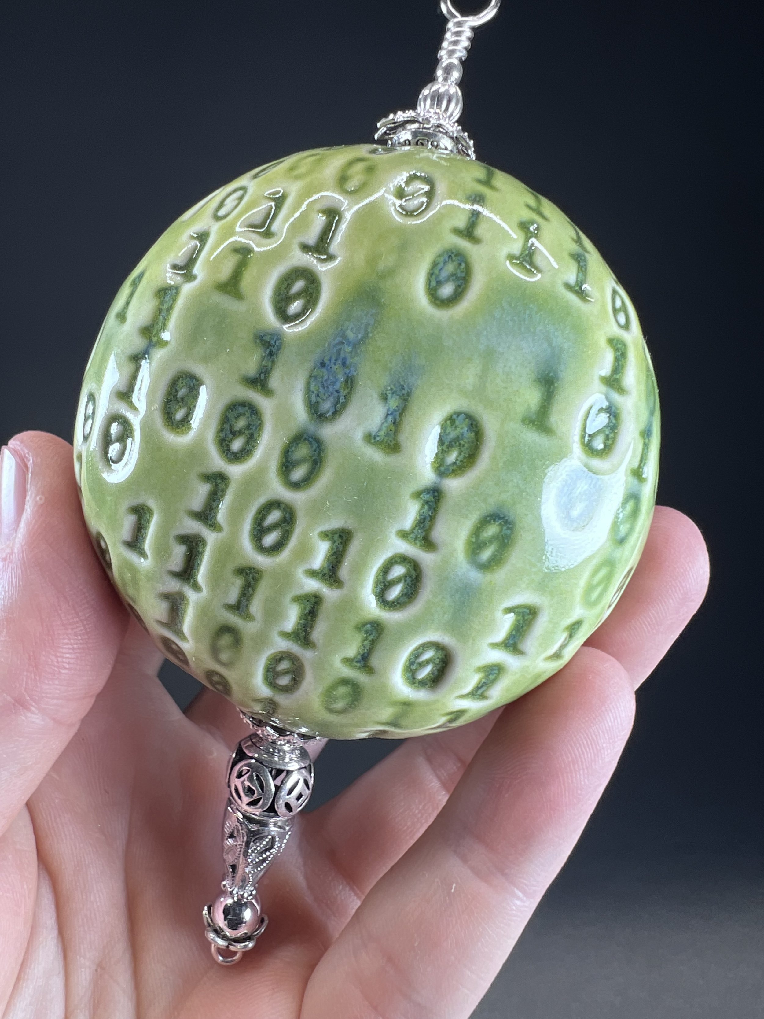 Matrix Code Ornament