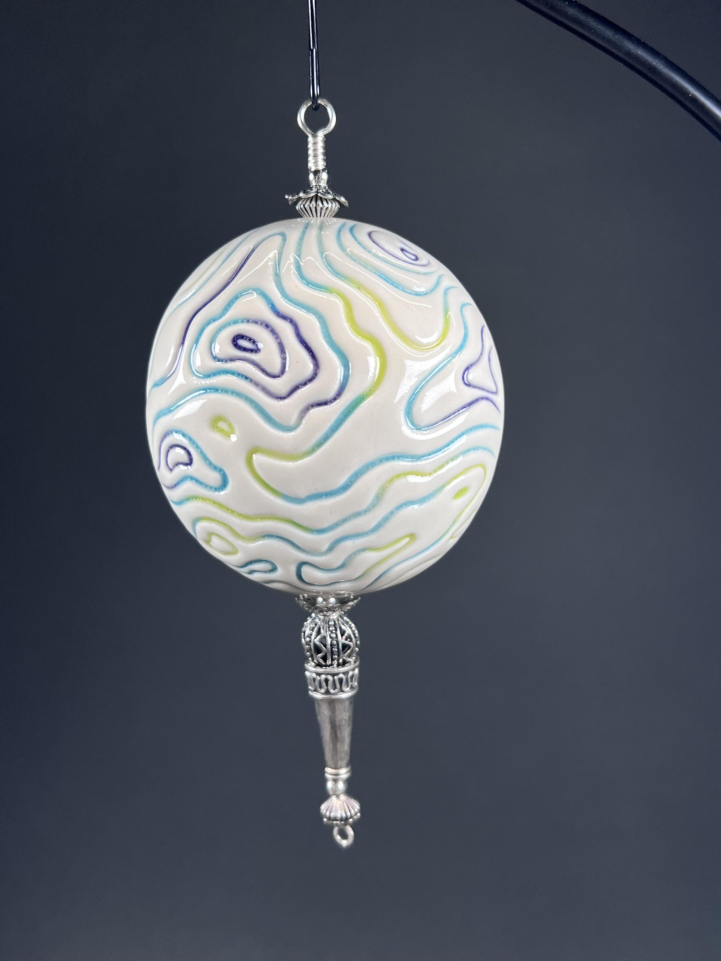 Topography Map Ornament