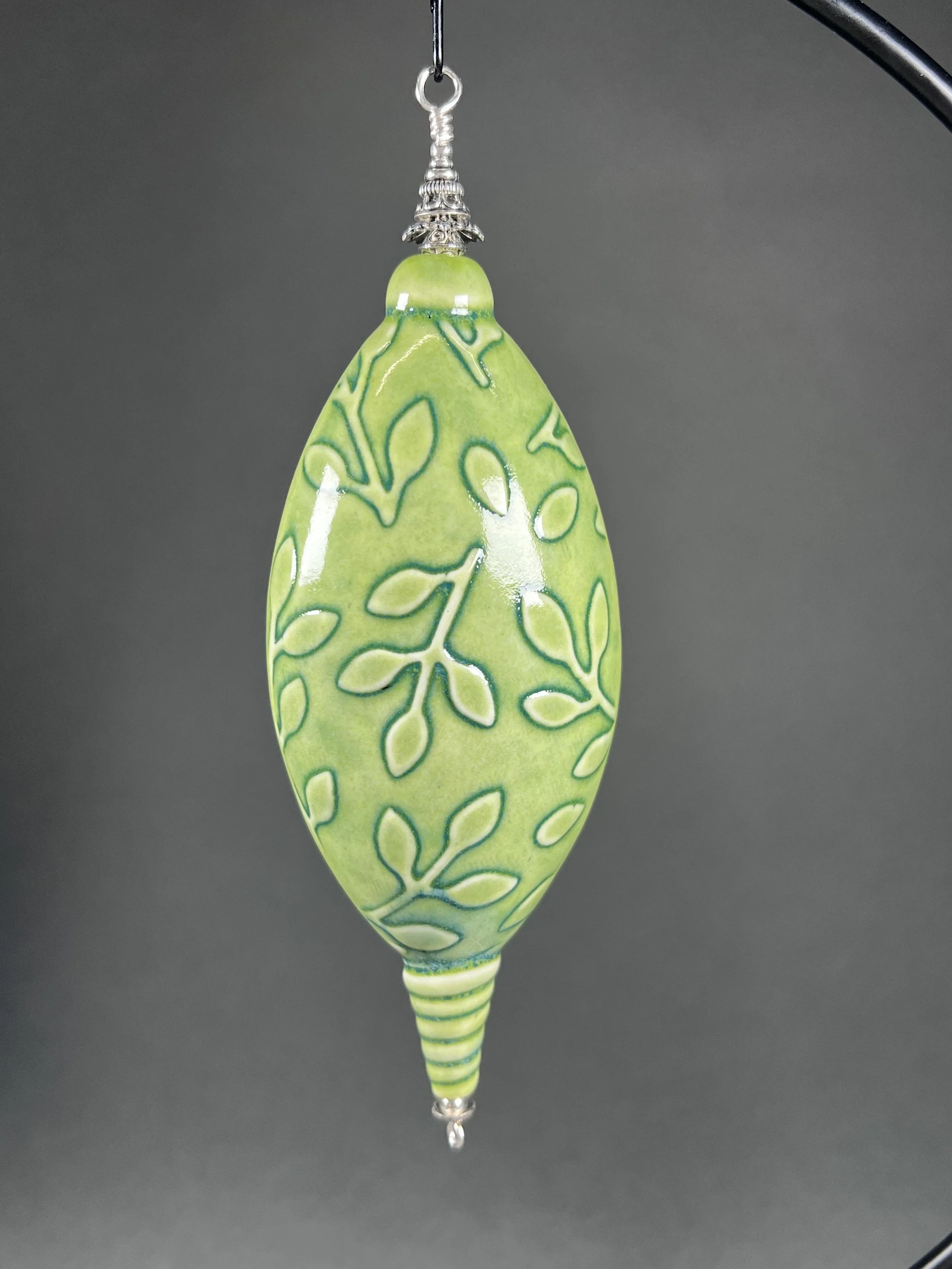 Green Leaf Ornament