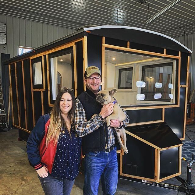 our not so tiny crew got to shoot inside some tiny homes with the masters at @craftandsprout (&amp; thor)