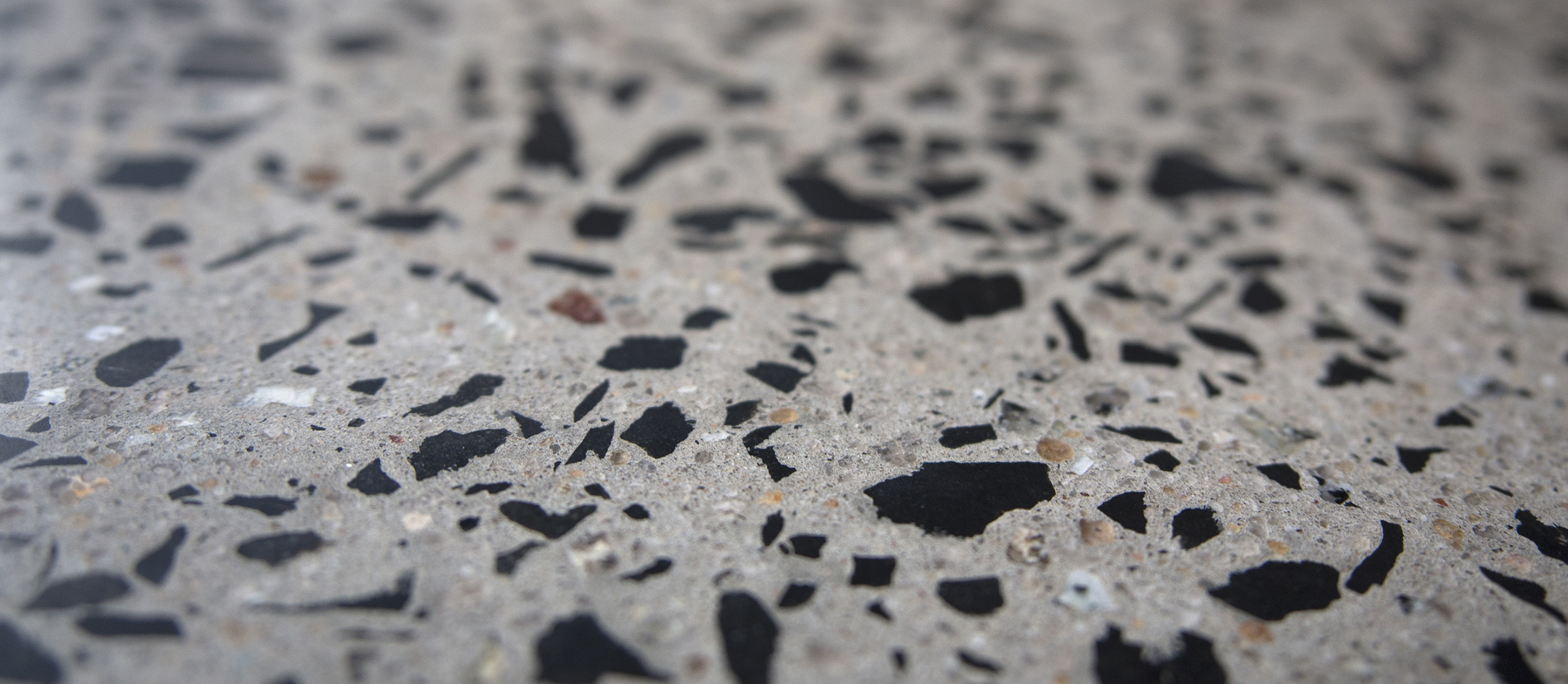 Example of grouting - crack in exposed Concrete 