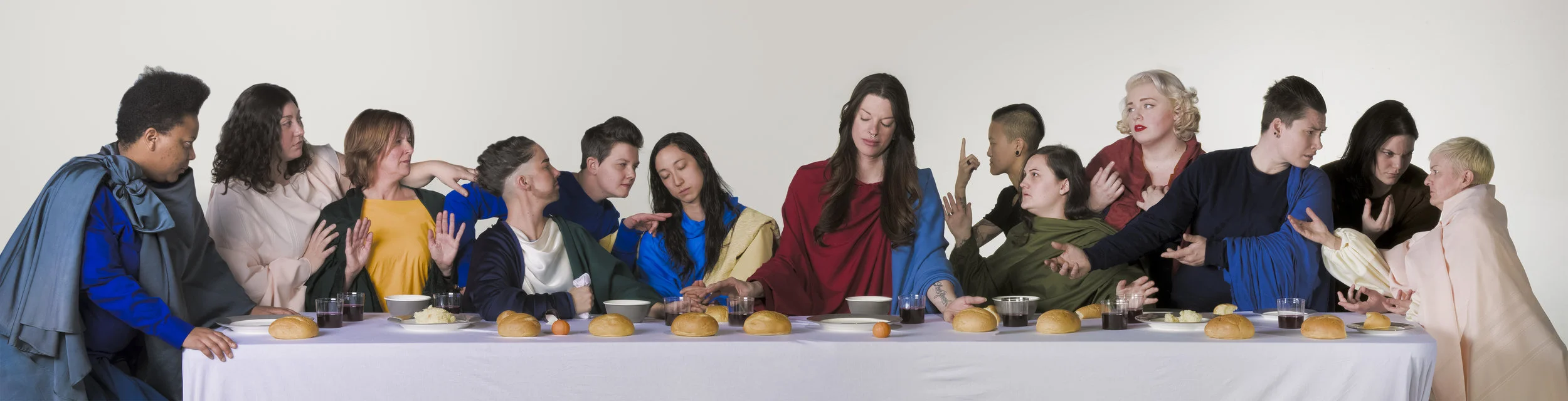 The Lesbian Last Supper. Part of Queering the Renaissance Photo Series