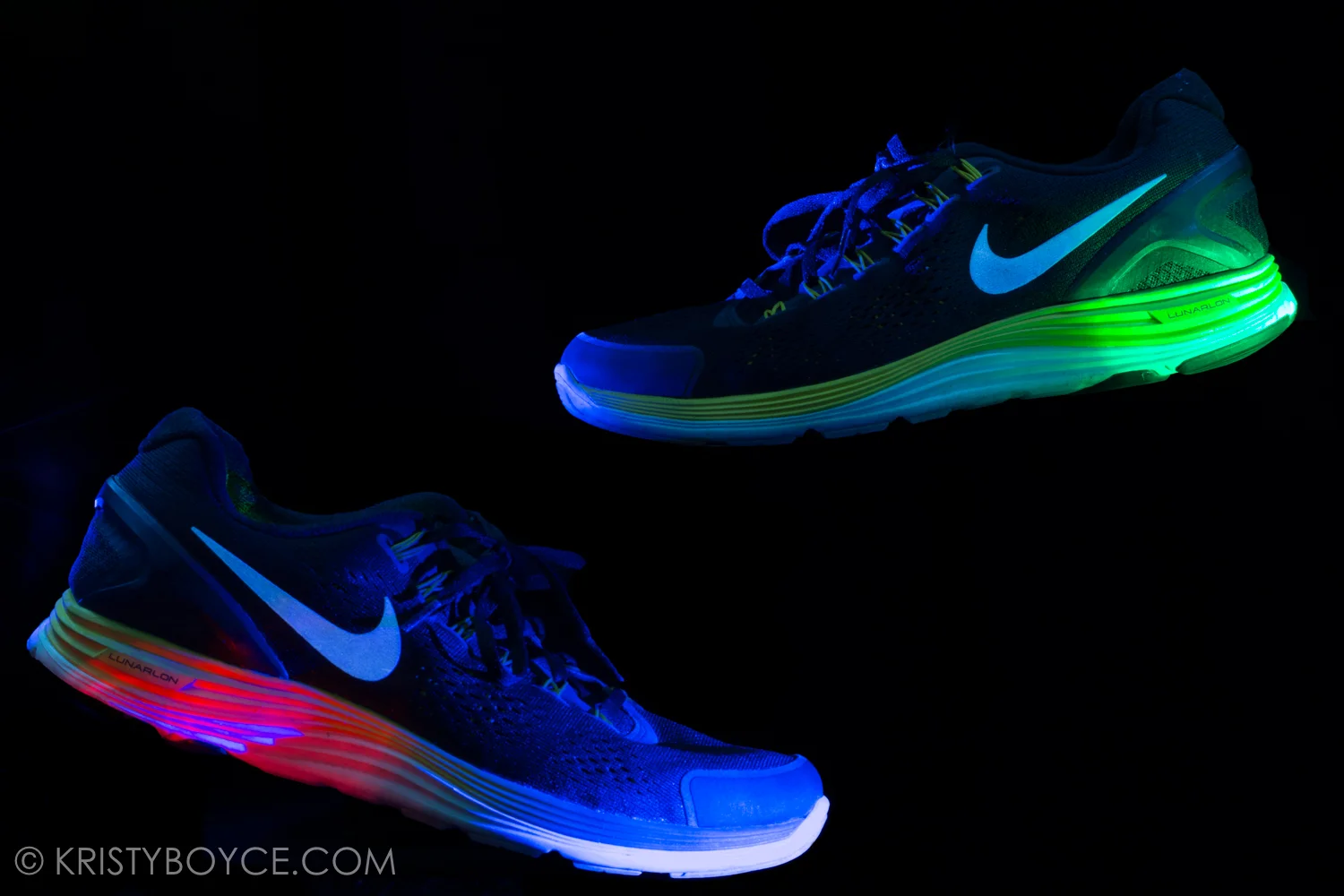 Sole light source was tiny LEDs moved around during a long exposure.