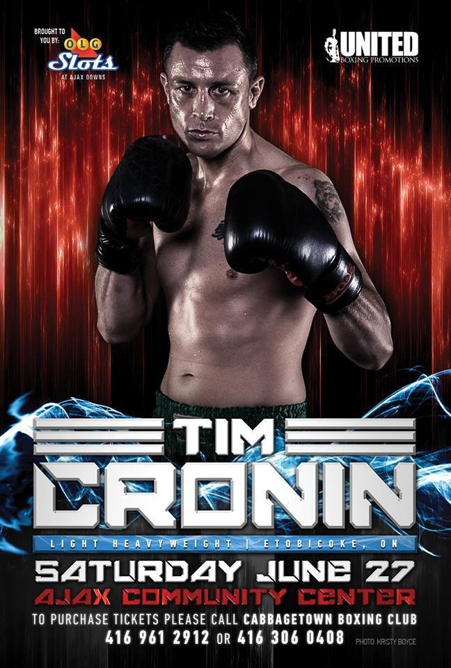 United Boxing Promo Poster: Tim Cronin