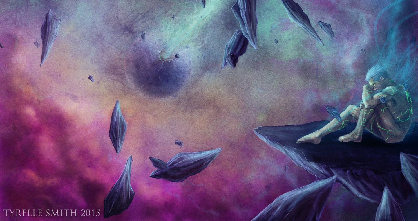 Lamentation aka sad naked dude in space.