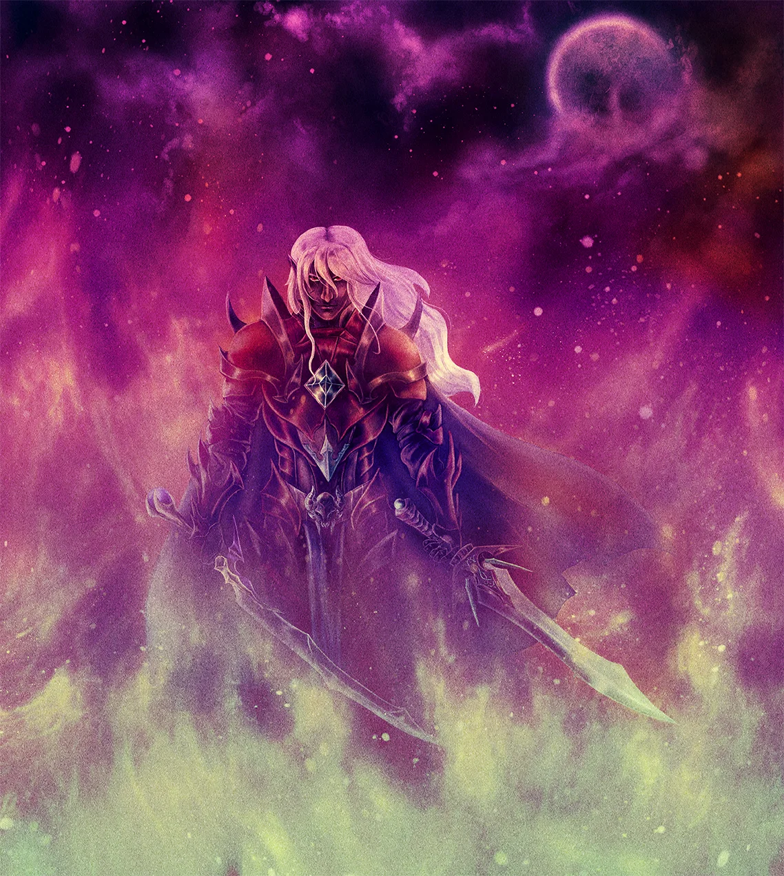 Dark Elf Paladin Commission