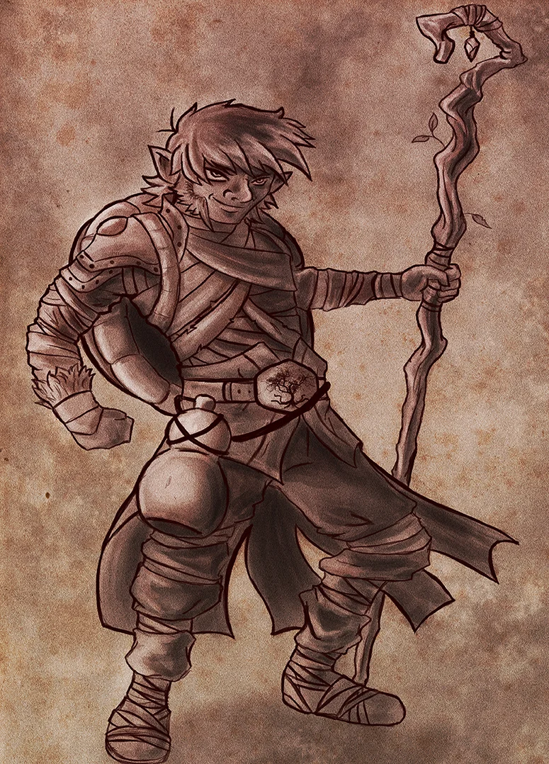 Hafling Druid Commission