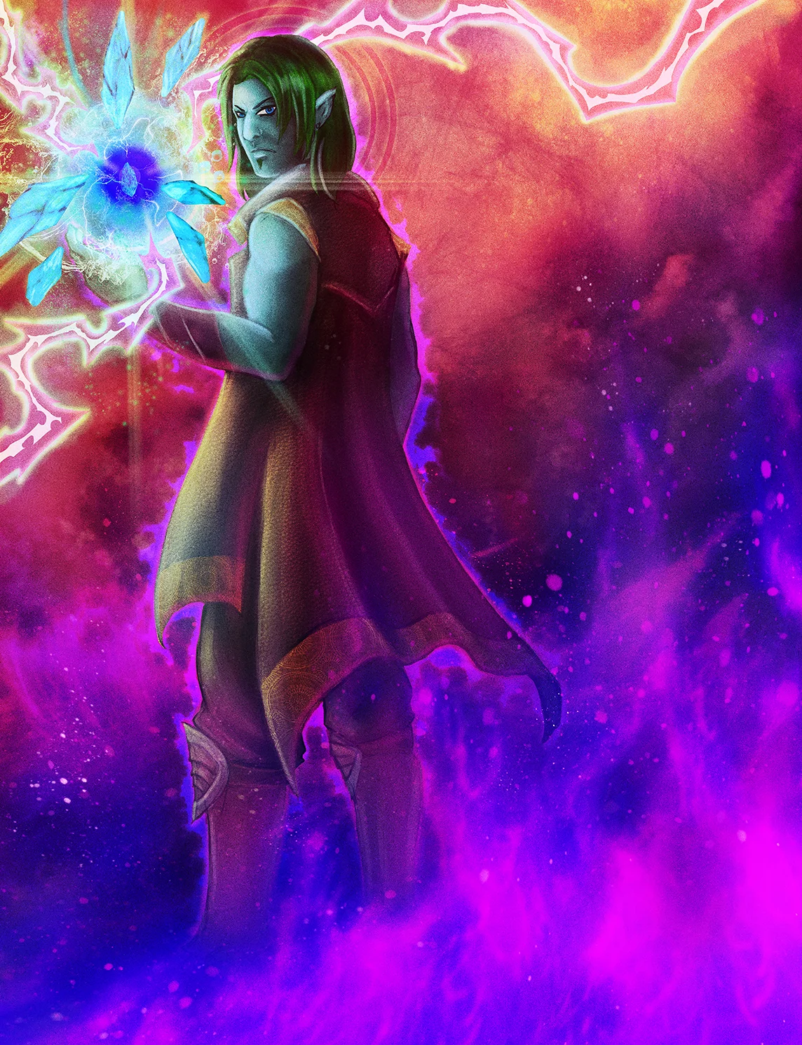 Half Elf Psion Commission