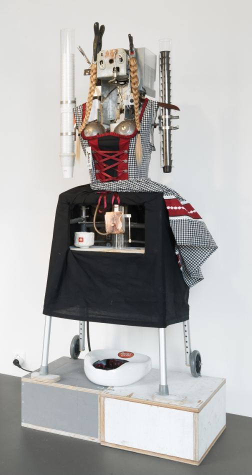 TOM SACHS Heidi (2018) Mixed Media 88 1/2 x 31 1/2 x 20 inches (224.8 x 80 x 50.8 cm) © Tom Sachs