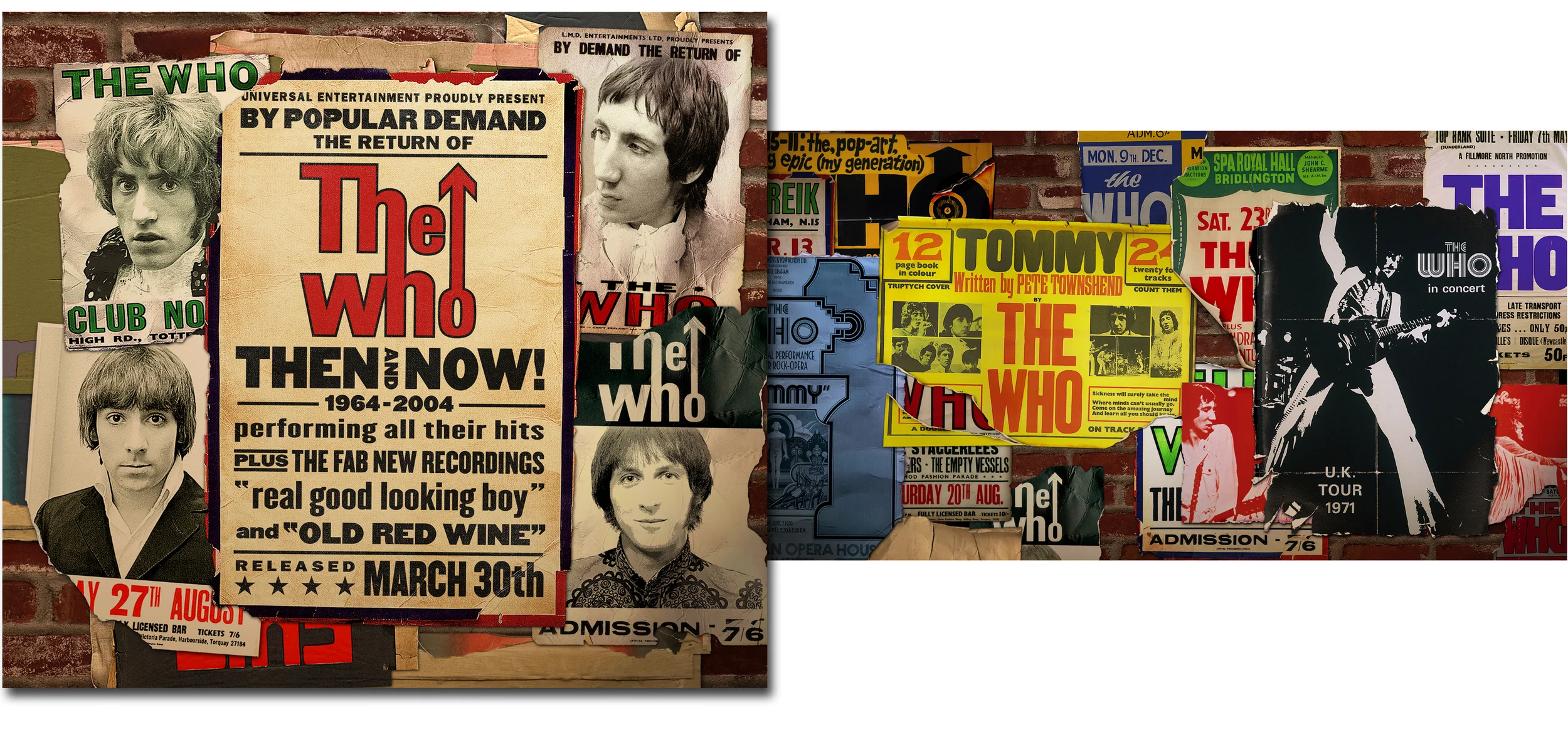 Then And Now!- The Who — eric heintz digital imaging • illlustration
