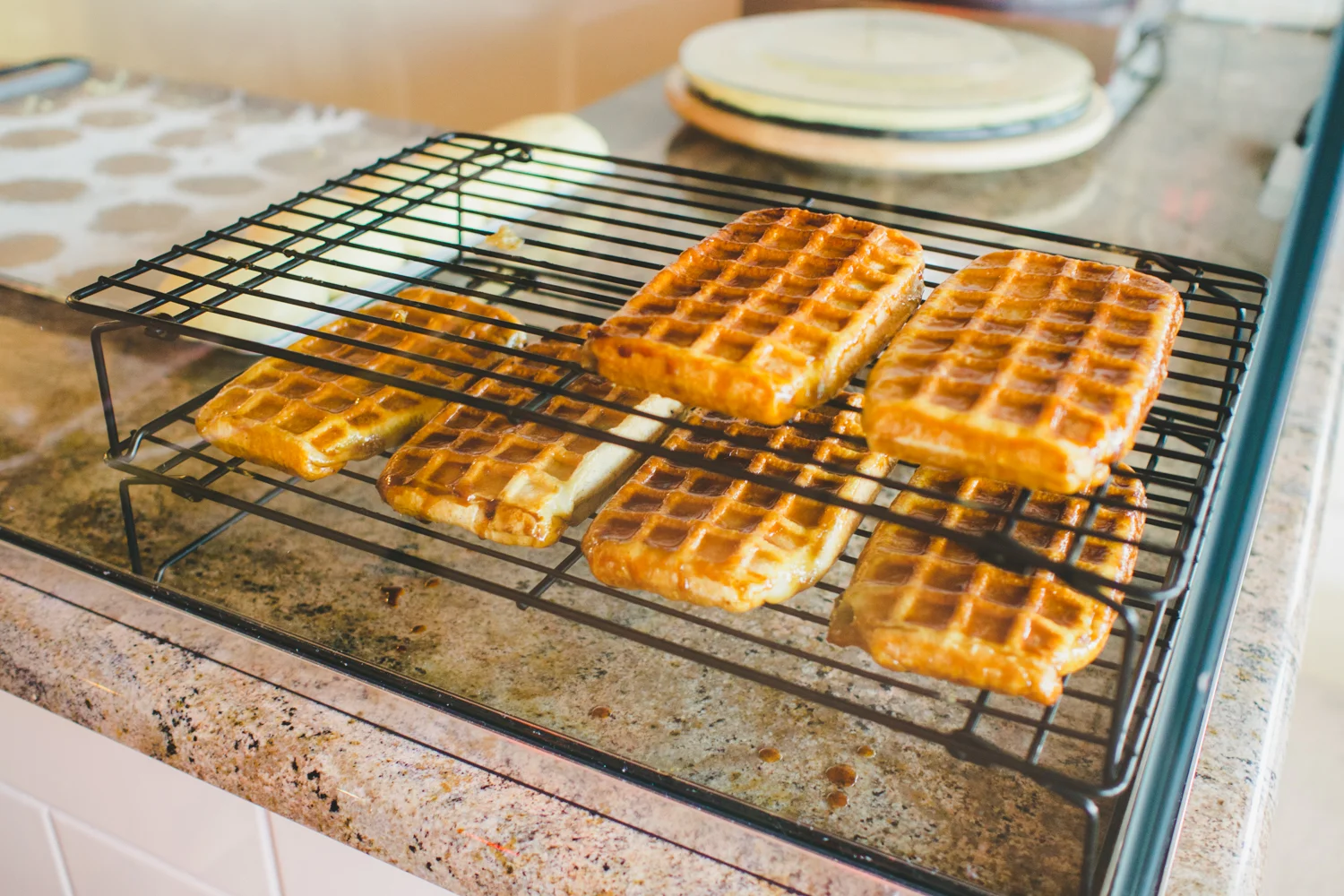 Fruit waffle of the day - $8.90