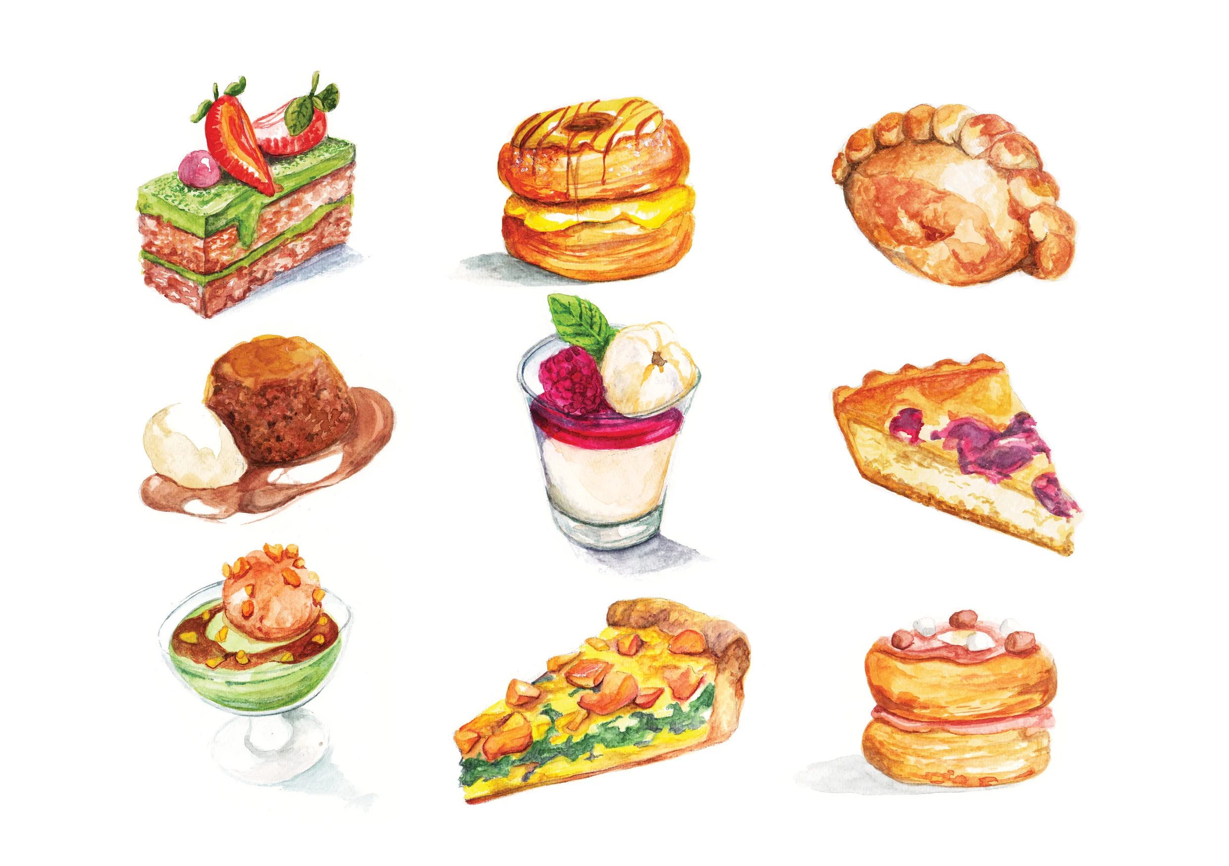 Watercolour Illustrations