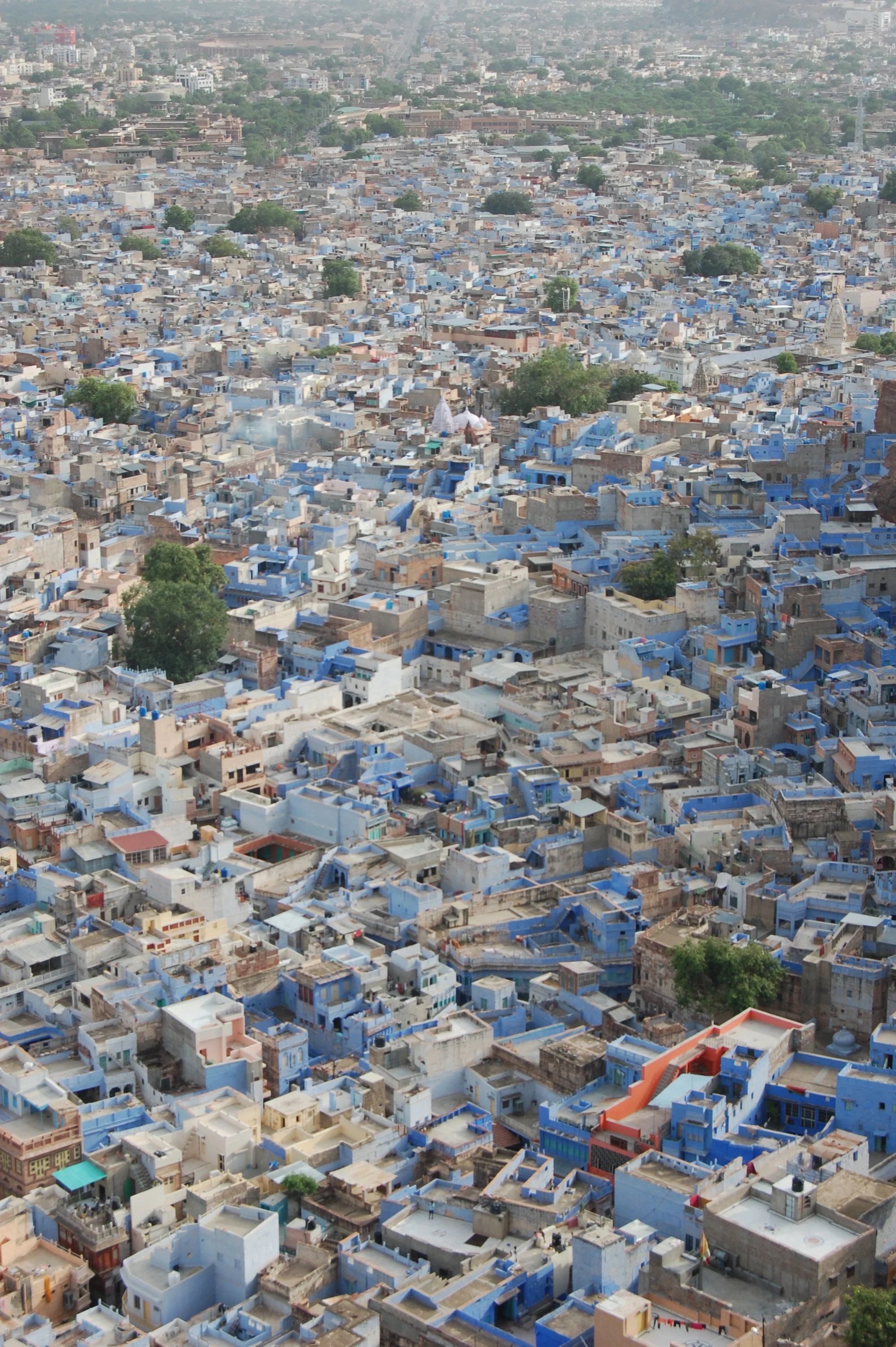 Jodhpur - A Single Orange Home.JPG