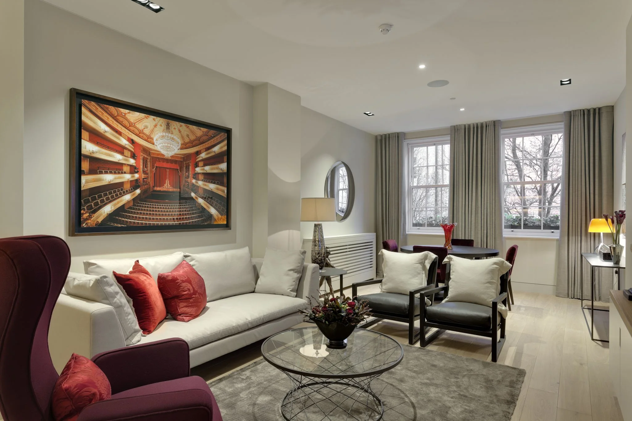 quite luxury neutral modern Italian furniture