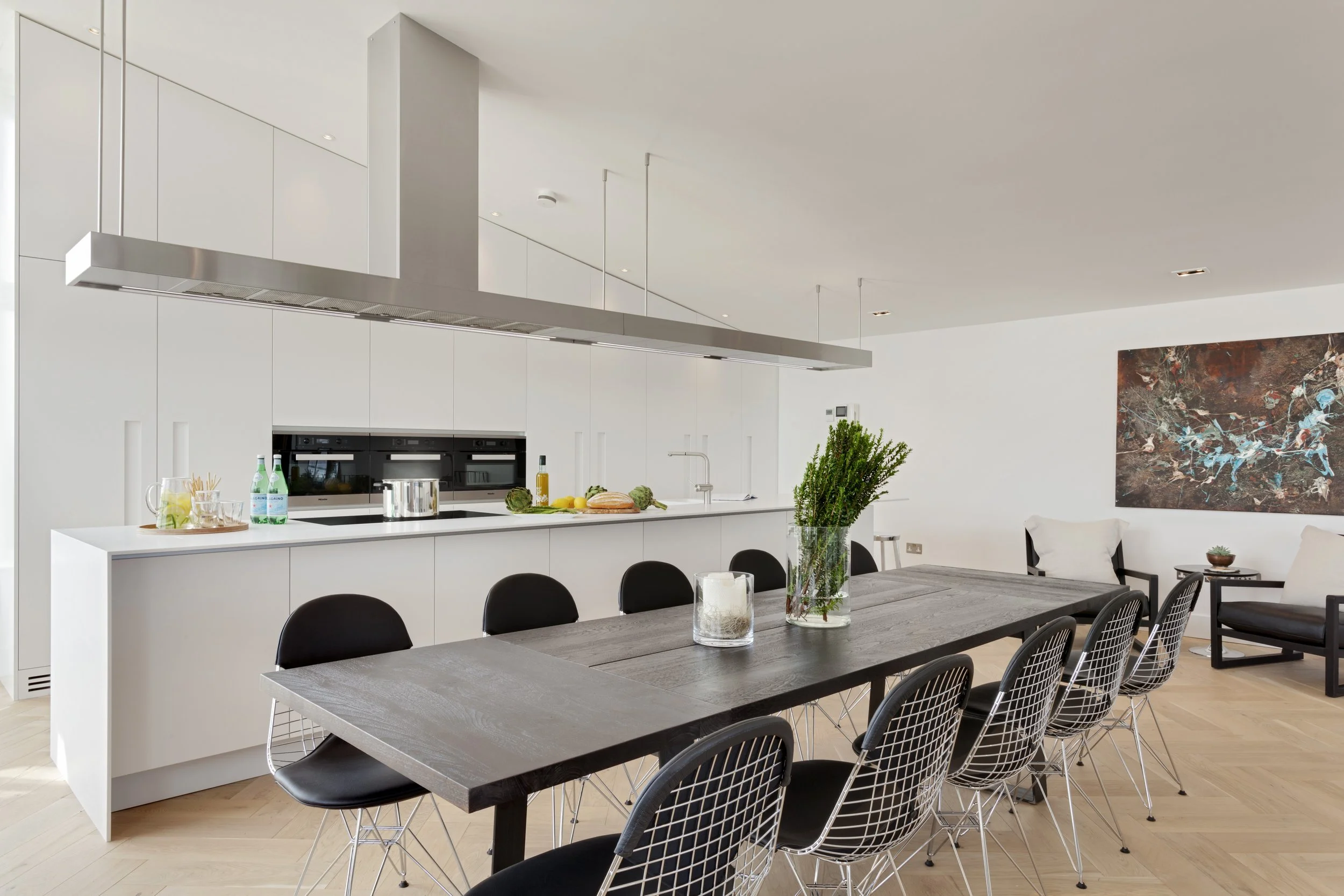 Bermondsey Penthouse apartment kitchen dining room interior design