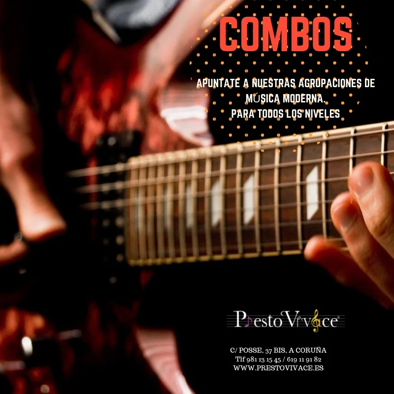 C/Posse 37 Bis.15009 A Coruña. Tlf 981 13 15 45/ 619 11 91 82. www.prestovivace.es