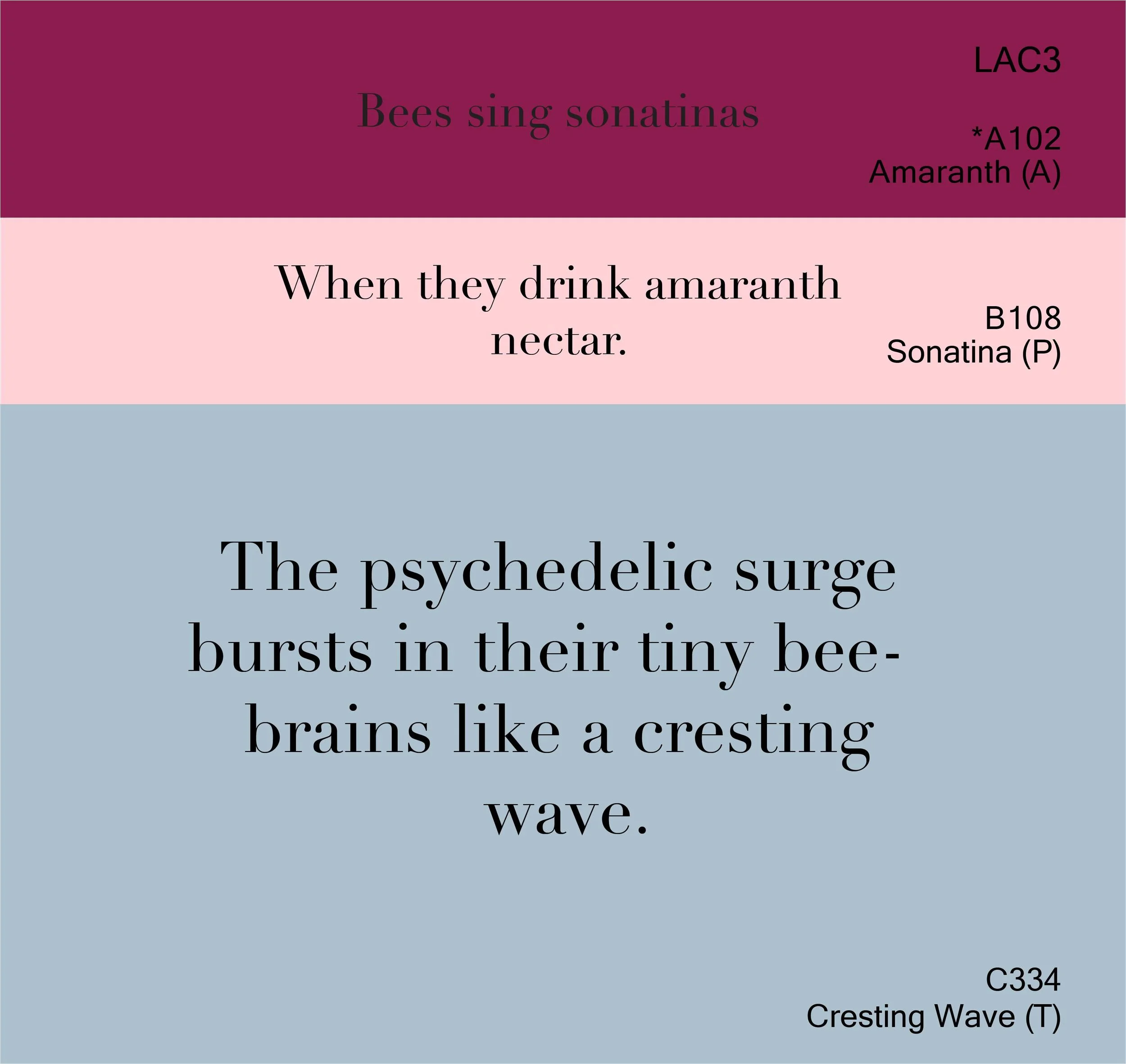Amaranth, Sonatina, Cresting Wave III