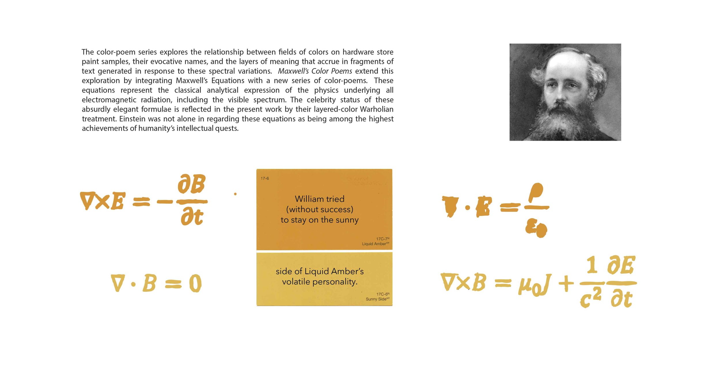 Sunny Side, Liquid Amber, Maxwell's Equations