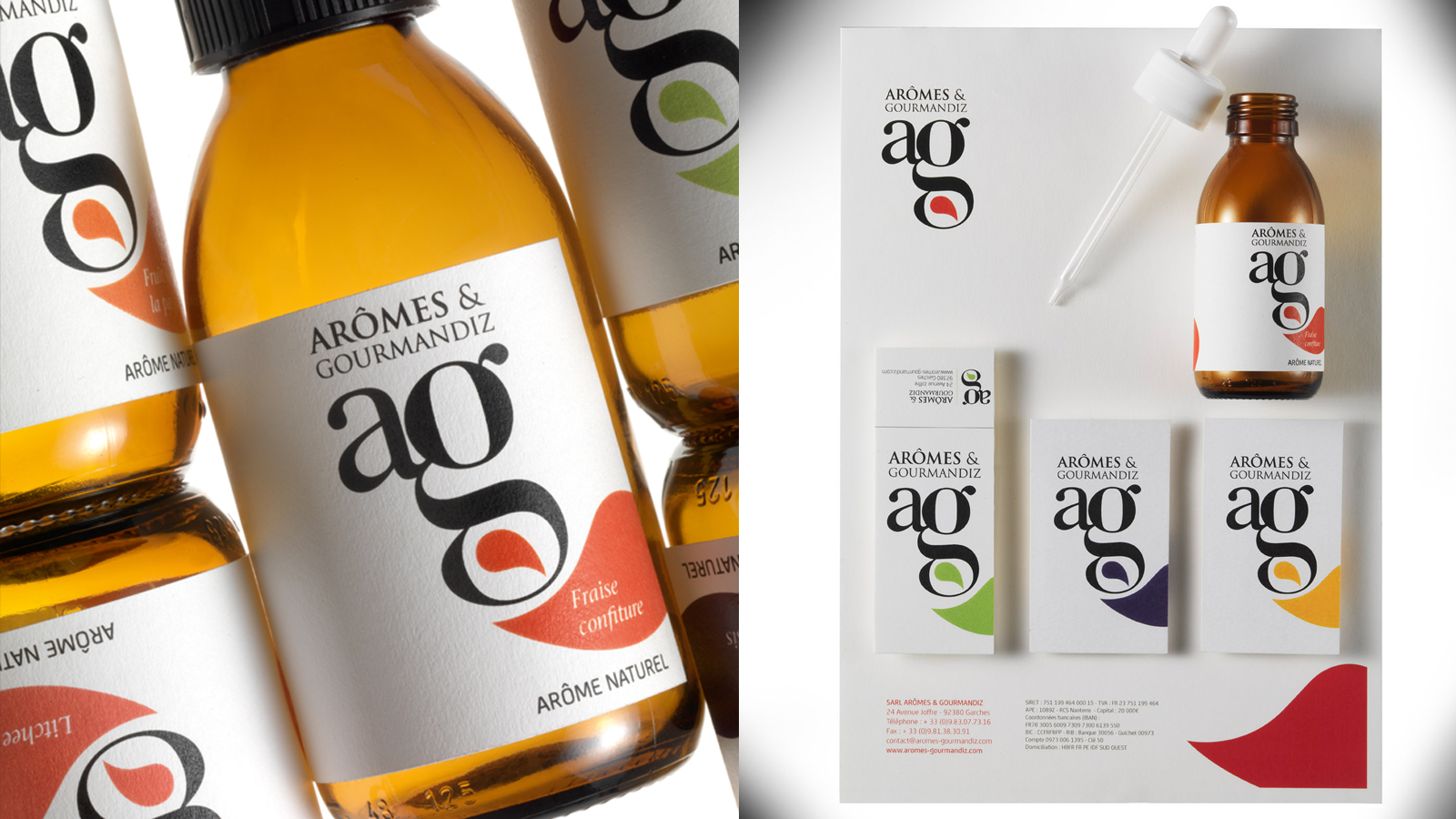 Aromes & Gourmandiz - Identité graphique et packaging