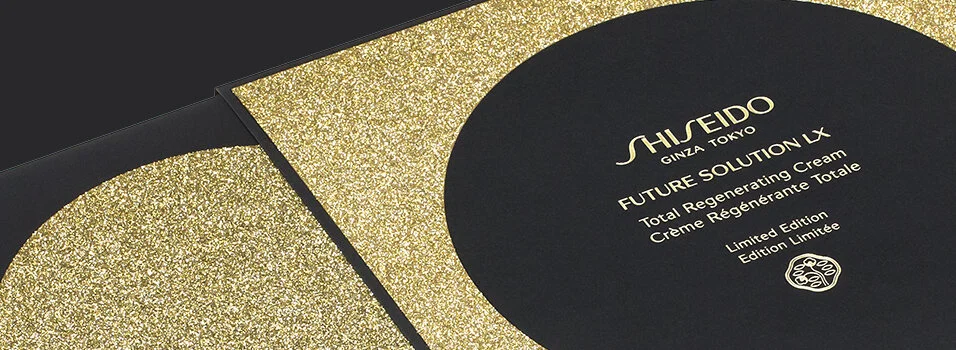 COFFRET SHISEIDO - FUTURE SOLUTION LX LIMITED EDITION – DESIGN PACKAGING