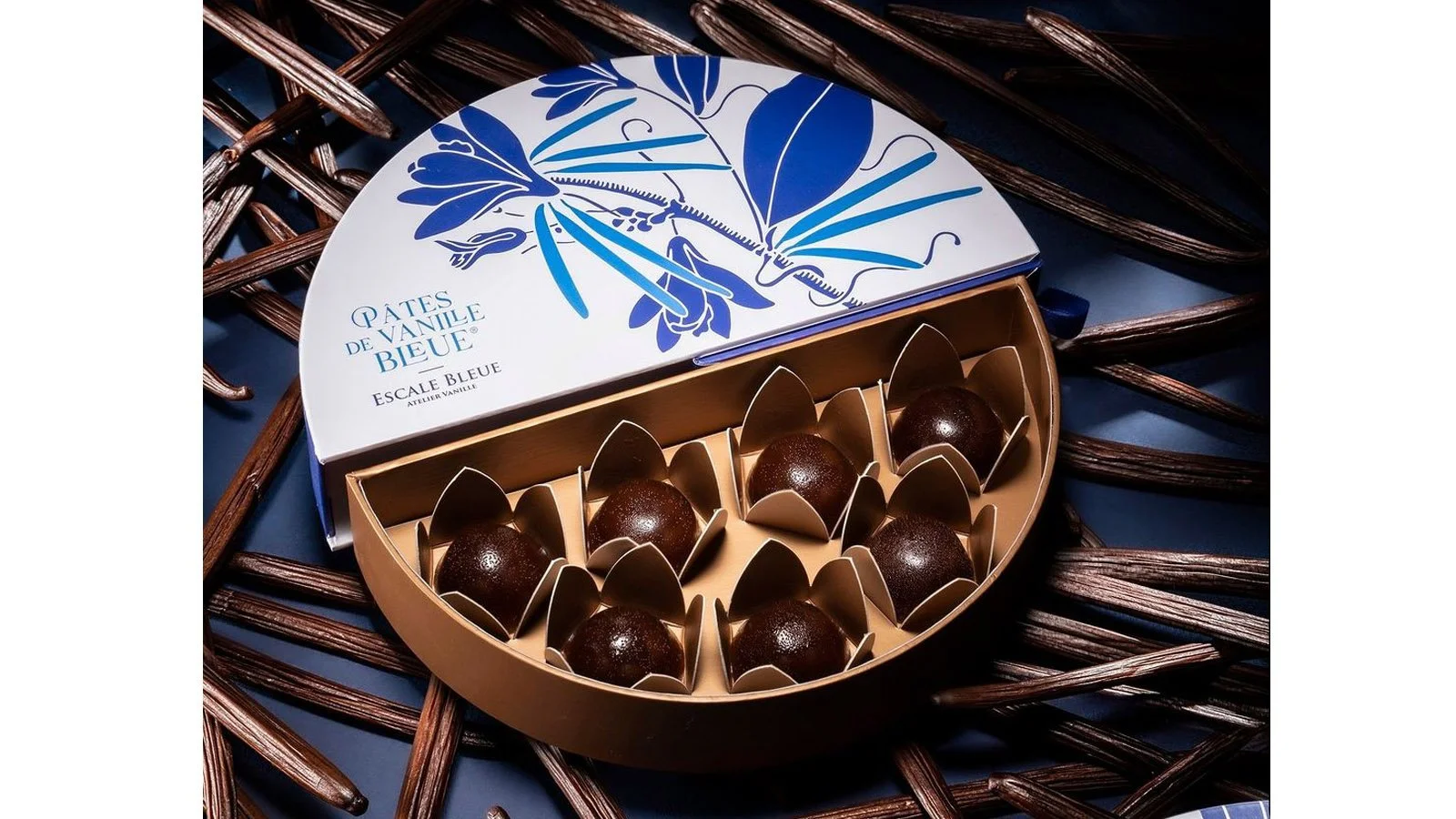 ESCALE BLEUE - COFFRET PREMIUM PÂTE DE VANILLE BLEUE