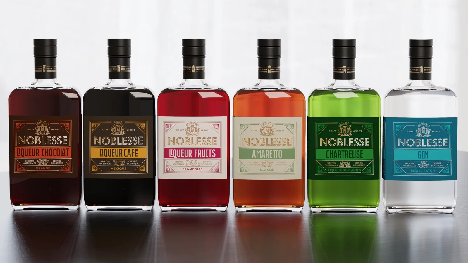 NOBLESSE - GAMME DE LIQUEUR ARTISANALE ET BIOLOGIQUE