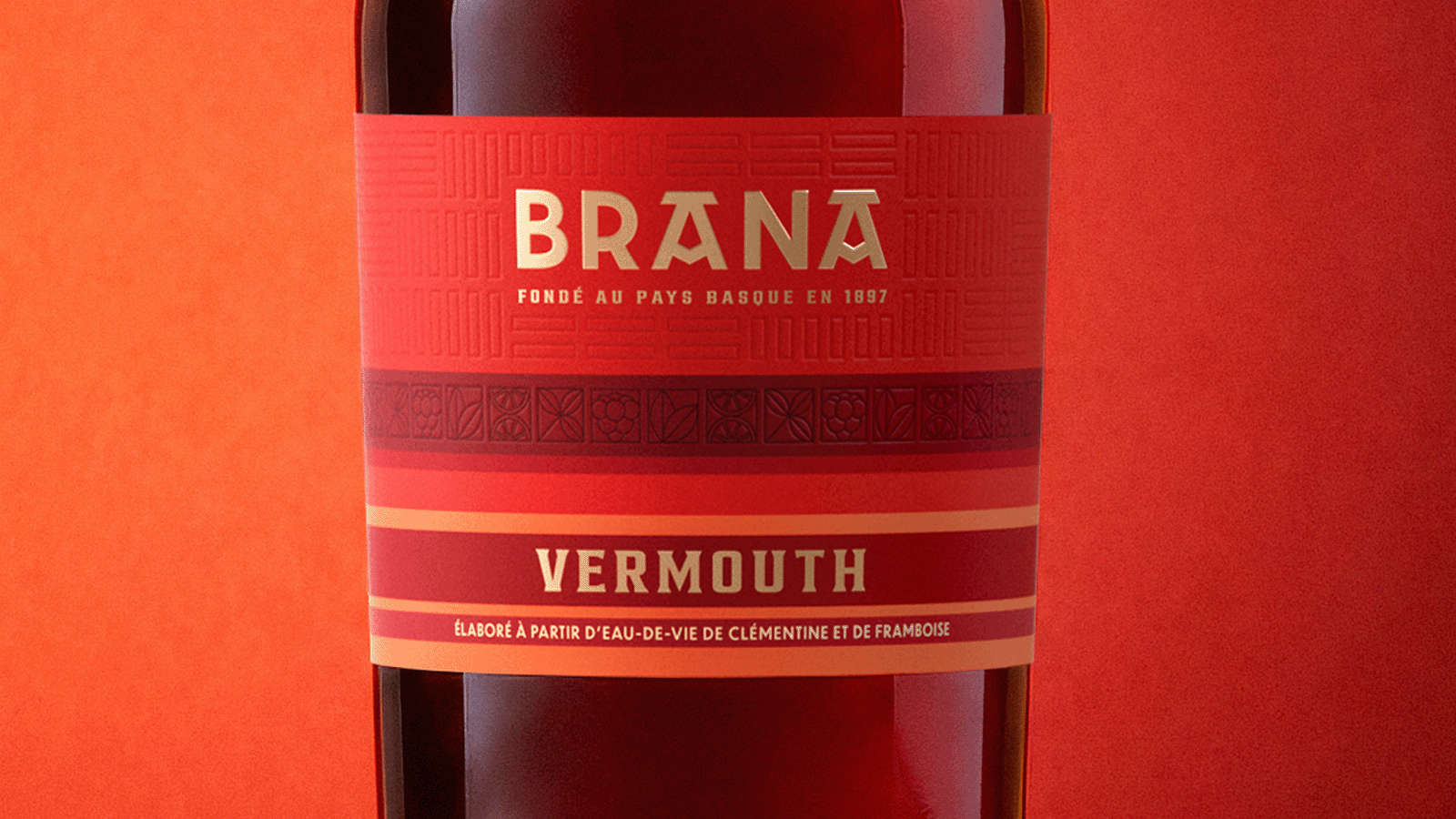 Design global Maison Brana — les Vermouth de la Maison Brana- design etiquette — identité packaging spiritueux basque par 2S Global Design