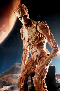 I Am Groot! (translates to, “I am getting out of the shower now, how dare you break into my personal chambers without knocking you insensitive scoundrel!)