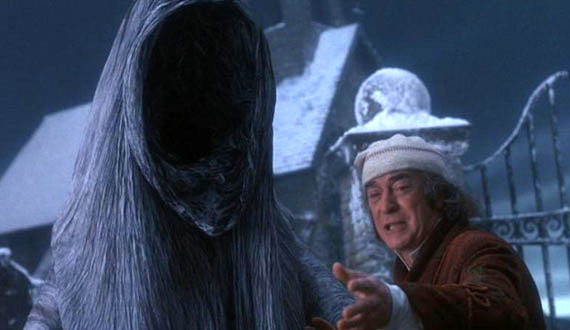 Scrooge: Answer me one more question. Are these the shadows of things that *will* be, or are they the shadows of things that *may* be only? These events can be changed! A life can be made right! Spirit: Except the Cowboys, they can not be made right.