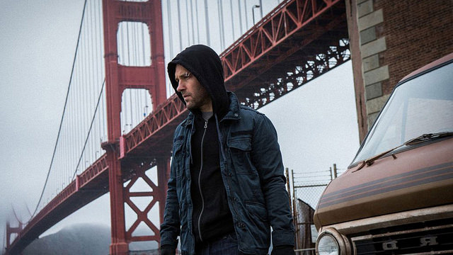 he's wearing a hood, so by all Hollywood standards, he's done something bad.
