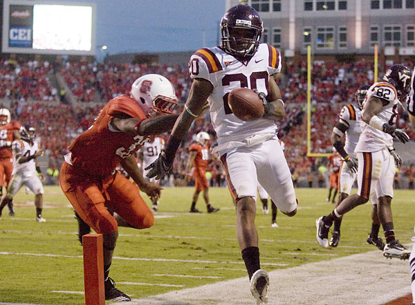 INTO the endzone...not just short....goodness, we have to explain that, too? It's going to be a long season.