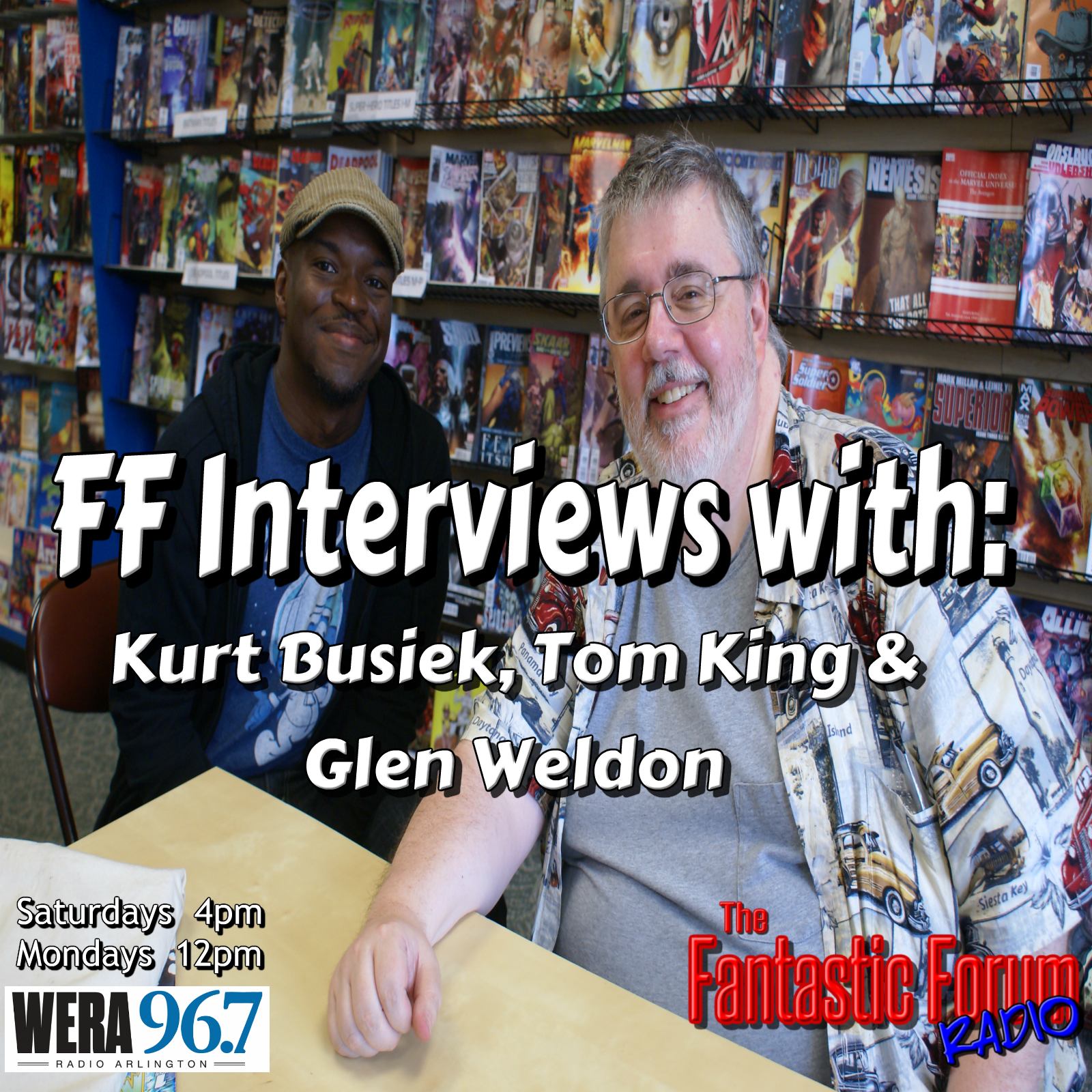 April 14th 2018 - FF Interviews with Kurt Busiek, Tom King & Glen Weldon