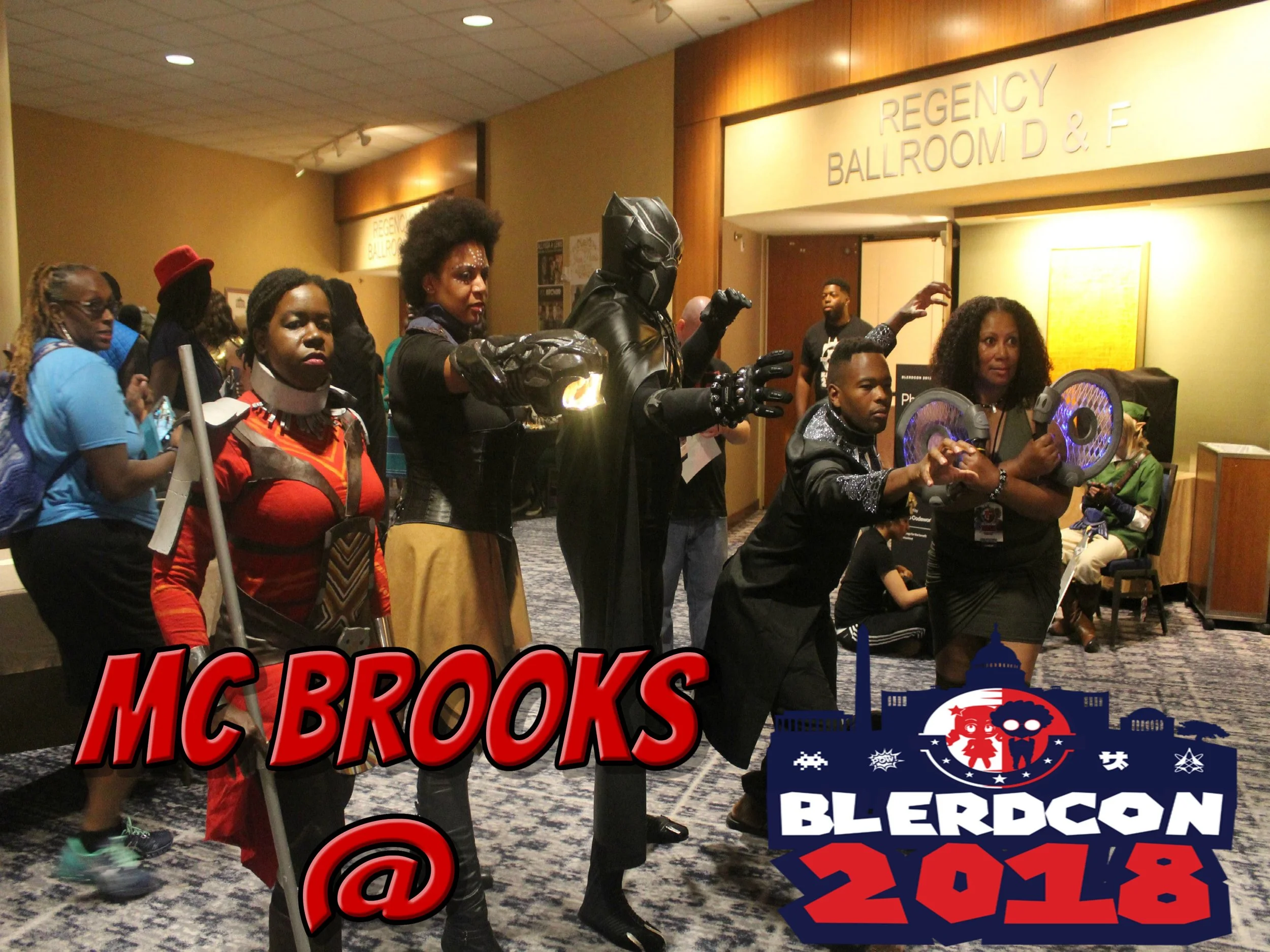 MC Brooks at BlerdCon 2018!