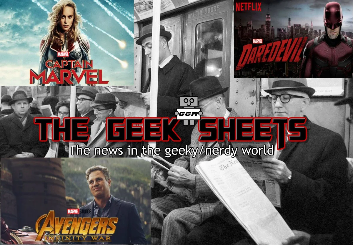 Geek Sheets Second Week of September 