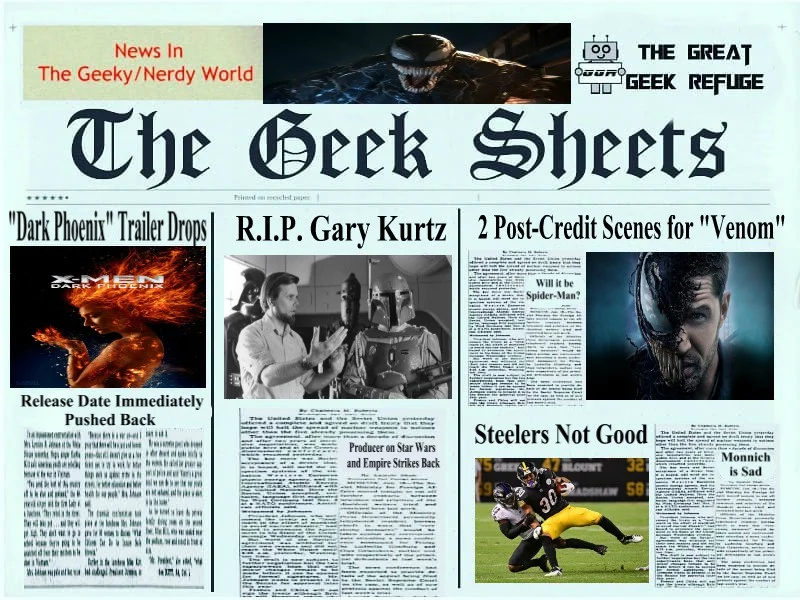 Geek Sheets - First Week of October