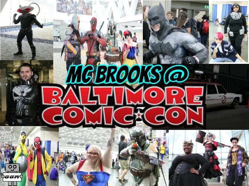 MC Brooks at Baltimore ComicCon 2018