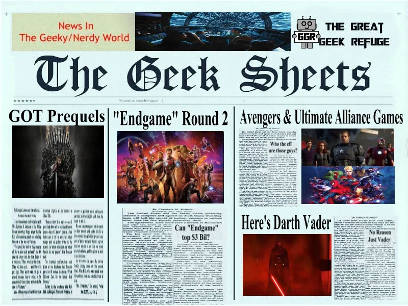 Geek Sheets - Month of June 